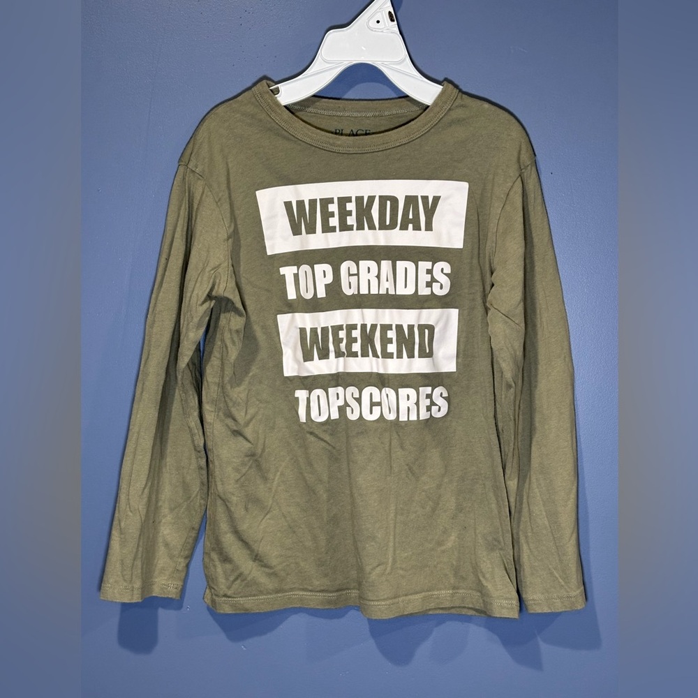Set Of 2 Tops Long Sleeve Different Brands For Boys Size M / 8